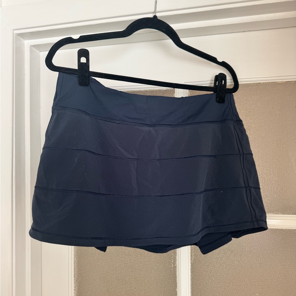 lululemon athletica Navy Performance Skort with Built-In Shorts
